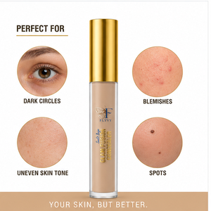FLYVY Glam Correcteur |   Crème minérale matifiante longue tenue, haute couvrance, légère, résistante à l'eau, couvrance totale pour tous les types de peau - Product Image 5