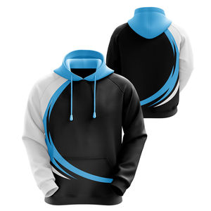 Sudaderas personalizables de estilo urbano al por mayor, sudaderas de hip hop, sudaderas de algodón grueso, sudaderas de estilo urbano para hombre - Product Image 5