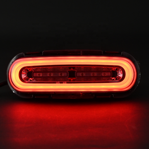 Luz Trasera LED Integrada con Intermitentes y Luz de Freno para Motocicleta Rebel 250 300 500 1100 CMX500 CL250 CL500 GB350S, con Certificación E-Mark, Color Ahumado - Product Image 4