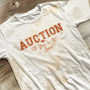 T-shirt promotionnel pour événement d'enchères, impression personnalisée, coton, pour campagne et marketing, avec personnalisation OEM ODM - Product Image 3