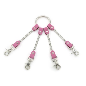 Conectores de sujeción de 4 vías para juegos de bondage, de cuero y acero, accesorio para juegos de adultos. - Product Image 3