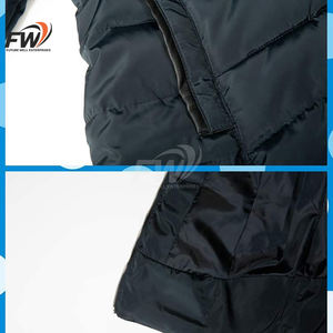 Chaqueta acolchada de algodón con capucha para hombre, estilo nuevo de invierno, negra, cortavientos, holgada, gruesa; Chaqueta cortavientos con cremallera para mujer. - Product Image 5