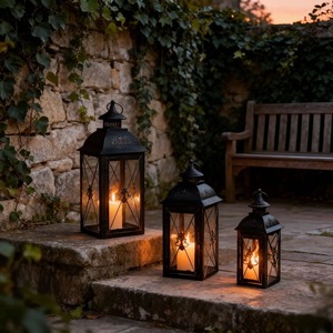 Home Decor Customised Decorative Outdoor Indoor Metal <b>Candle</b> <b>Lanterns</b> Farmhouse Floor & Hanging Metal <b>Candle</b> <b>Lanterns</b> - Product Image 5