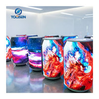Светодиодный экран TOOSEN Ultra Thin P1.2 P1.8 для помещений и улицы, быстрая доставка, видеостена для вестибюля отеля