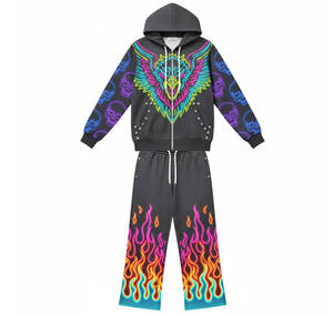 Sweat à capuche pour homme avec circuit imprimé néon, motif graphique Cyber Tech, art numérique vibrant, idéal pour le streetwear moderne et le gaming - Product Image 4