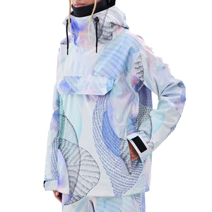 Veste de ski pour femme, imperméable, coupe-vent, isolée, chaude, respirante, avec capuche, pour sports d'hiver, snowboard - Product Image 4