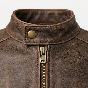 Veste de moto en cuir véritable pour homme de qualité supérieure, nouvelle arrivée, vestes de moto d'hiver, protections amovibles, personnalisables - Product Image 4