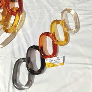 Cadenas de resina de color nuevo de BH Craft, cadenas de resina al por mayor, cadenas de resina a granel para decoración, accesorios de cadena de resina - Product Image 6