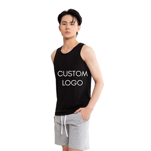 High Quality 100% Cotton Formal Gym <b>Sports</b> <b>tank</b> <b>Top</b> for Men Custom Compression Design Wholesale Vietnam OEM ODM Competitive - Product Image 1