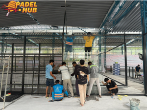 Pista de Pádel con Estructura de Acero de Color Personalizado, Equipo Deportivo Resistente para Exteriores, Exportación Global, Mejor Precio - Product Image 6