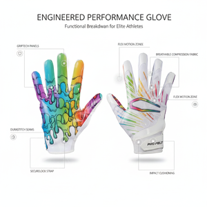 Guantes de Fútbol con Diseño Personalizado y Nombre de Marca Impreso, Antideslizantes, de Alto Rendimiento, para Hombres y Jóvenes - Product Image 2