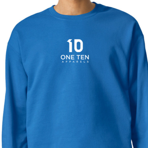 เสื้อสเวตเชิ้ตคอกลมผ้าฟลีซเนื้อผ้าผสมคอตตอนสีน้ำเงินรอยัลสำหรับผู้ใหญ่  แบบสวมใส่สบาย  ไม่จำกัดเพศ  ให้ความอบอุ่น  รับสกรีนโลโก้  ขายส่ง - Product Image 4