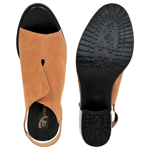 Chaussures de mariage pour femme à talons hauts, bout ouvert, en similicuir, antidérapantes, élastiques, dorées, pour occasions spéciales, printemps-été - Product Image 5