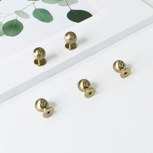Modern Minimalist Zinc Alloy Round Knob Pull Handle Eco-Friendly Dresser Drawer <b>Wardrobe</b> Kitchen Living Room Nightstands - Product Image 1