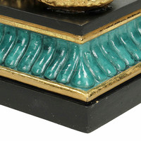 Porte-livres léopard en cuivre, décoration pour étagère de salon, bureau, chambre à coucher, artisanat, lourd