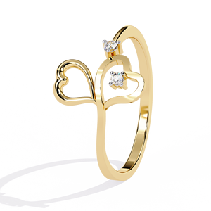 14k Gold Lab Grown Diamond <b>Twig</b> Ring Branch Diamond Ring Jewelry Nature Custom Diamond Ring - Product Image 3