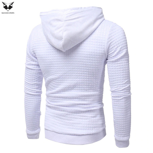 Impression de logo personnalisé, haute qualité, OEM, séchage rapide, respirant, meilleur prix de gros, sweat à capuche uni à manches longues pour homme - Product Image 4