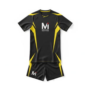 Ensemble d'uniformes de football personnalisés haute performance sublimés, kit complet anti-humidité, tenue d'équipe, maillot et short de football personnalisés - Product Image 1