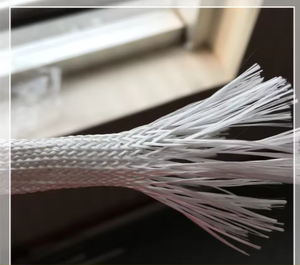 Manguito Trenzado de Fibra de Vidrio SCG Resistente a Altas Temperaturas (500°C) y a la Corrosión, Sin Recubrimiento, Certificado ISO9001, para Curvado - Product Image 2