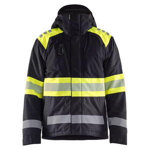 Vestes de travail d'hiver à haute visibilité réfléchissantes, imperméables, en softshell, pour la construction et la sécurité - Product Image 1