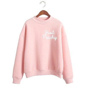 Wholesale Fall Printed 2024 Custom LOGO Blank Women Corduroy Pullover <b>Crewneck</b> Sweatshirt for Women - Product Image 1