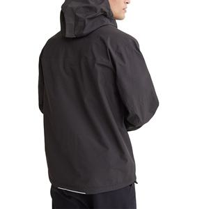 Chaqueta cortavientos personalizada para hombre al por mayor cortavientos con cremallera otoño 2026 - Product Image 4