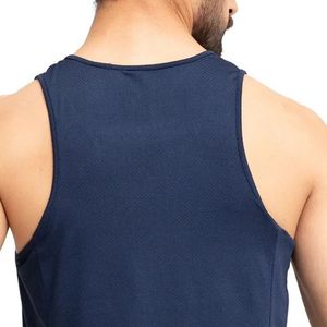 Momentum Muscle Tank Men's <b>Navy</b> Blue Sleeveless Gym Workout Tank <b>Top</b> - Product Image 4