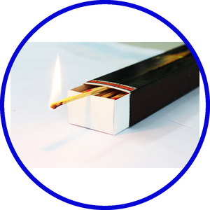 Barbeque Safety Matches Size 110x65x20mm Long Burn <b>Matchbox</b> for Outdoor Grilling BBQ Cooking Easy Flame Use - Product Image 2