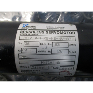 Servomotor sin Escobillas Pacific Scientific Nikon - Equipo y Piezas de Semiconductores de Confianza con Legado Global - Product Image 1