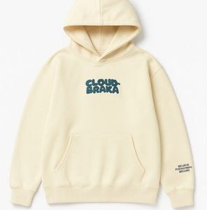 Braka hoodies คลาวด์แบบกำหนดเองพรีเมี่ยมแฟชั่นใส่ได้ทั้งชายและหญิงใส่ได้ทั้งชายและหญิงมีขนาดครีมตั้งแต่ XS ถึง5XL - Product Image 1