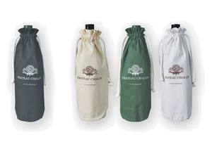 Porta Botellas de Vino Reutilizable, Resistente, de Algodón Orgánico, Personalizable, con Bolsa de Regalo Reciclada y Logotipo Personalizado, Venta al Por Mayor - Product Image 4