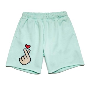 Shorts de sport décontractés d'été pour hommes avec logo personnalisé, en coton, taille élastique, unis, avec poche - Product Image 5