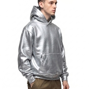 Sudadera con Capucha Extra Grande de Felpa Francesa 100% Algodón para Hombre, con Logotipo Personalizado Bordado, Hombros Caídos, la Más Vendida del Invierno - Product Image 5