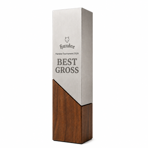 Trophée de golf de haute qualité, trophée de luxe, trophée en cristal haut de gamme, trophée de reconnaissance exécutive, trophée en cristal et métal gravé sur mesure - Product Image 2