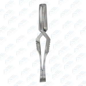 Pinza Bulldog Recta, Instrumento Quirúrgico Manual para Oclusión Vascular, Cirugía General, Acero Inoxidable, Certificación CE - Product Image 2