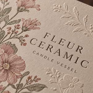 กล่องบรรจุภัณฑ์แบบแม่เหล็กทรงหนังสือสำหรับเทียนหอม FLEUR แบบสั่งทำพิเศษ - Product Image 3