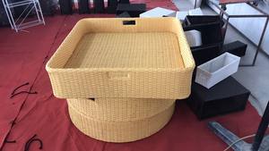 ถาดหวายลอยน้ำทำมือสำหรับอาหารเช้าริมสระ สปา และขายส่ง - Product Image 3