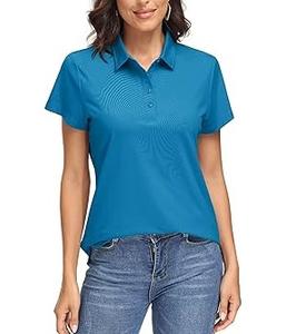 Vente en gros de polos en coton pour femmes de qualité supérieure, à manches courtes, décontractés, à col, pour le bureau et la vie quotidienne - Product Image 4