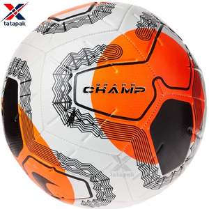 Ballon de football personnalisé de haute qualité, léger, écologique, pour entraînement en intérieur/extérieur, couleur personnalisée, en cuir PU - Product Image 5