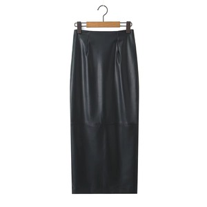 Jupe en cuir PU de haute qualité pour femmes, mode streetwear moderne personnalisée, production en gros OEM ODM, service d'échantillonnage disponible - Product Image 1