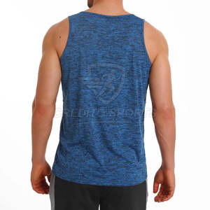 Camiseta sin mangas de entrenamiento de alta calidad más vendida para hombre, ropa deportiva de secado rápido para adultos, camiseta sin mangas con logo personalizado - Product Image 2