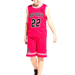 Pakistan Supplier New Design Sportswear KIds Basket Ball Uniform New Arrival Low MOQ Kids Basketball Uniform for <b>sale</b> - Product Image 1
