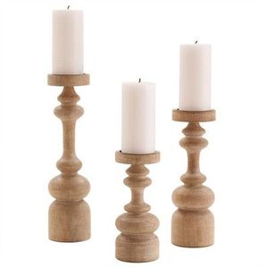 Luxury Wooden Candle Holder Premium Handmade Decoration For Modern Homes Hotels And Sophisticated Dining <b>Table</b> Styling - Product Image 3