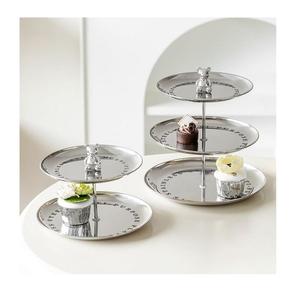 Support à gâteau multi-niveaux en aluminium multifonctionnel pour fêtes, hôtels et fêtes de fin d'année - Product Image 5
