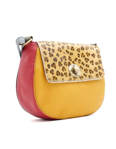 Nueva llegada señoras Vintage moda Crossbody Sling Bag colorido cuero genuino moda Animal estampado Casual bolsos de hombro perfecto - Product Image 2