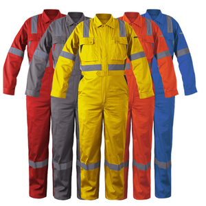 Uniformes de trabajo de alta visibilidad, overoles de seguridad de manga larga para hombre, overoles de seguridad funcionales de manga larga. - Product Image 6