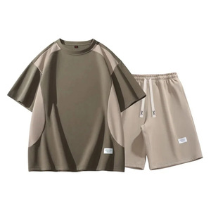 Ensemble Homme 2026 – Tenue d'Été Décontractée en Coton, Ensemble Deux Pièces Léger Imprimé pour la Plage (T-shirt et Short) - Product Image 4