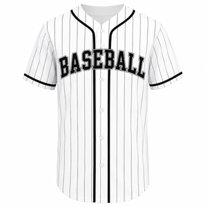 Custom Blank Baseball Uniform Multicolor Men's Baseball Jersey Digital Print Button-Front Athletic Sports Jersey Baseball - Product Image 1