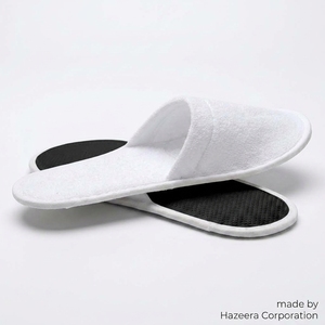 Pantuflas Personalizadas con Logotipo para Hombre y Mujer, Lavables, Desechables, de Piel Sintética Suave, con Espuma Viscoelástica, para Todas las Temporadas, Punta Cerrada - Product Image 1
