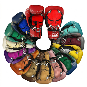 นวมชกมวยไทย MMA สำหรับฝึกซ้อมและต่อยมวย ทนทาน ซับแรงกระแทก อุปกรณ์ป้องกันสำหรับงานหนัก เหมาะสำหรับทุกเพศ - Product Image 1